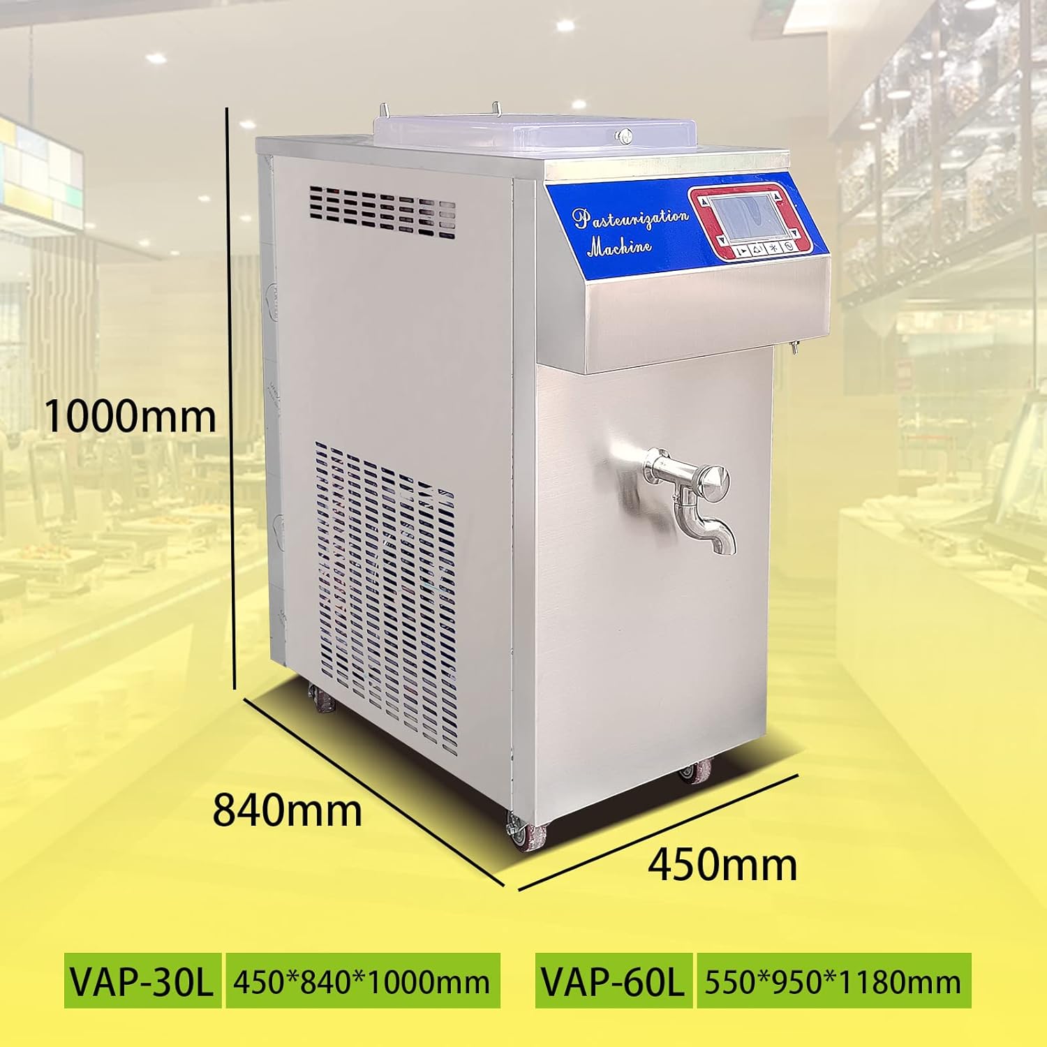 Ice Cream Pasteurizer Machine - Ice Cream Aging Machine Homogenizer Milk