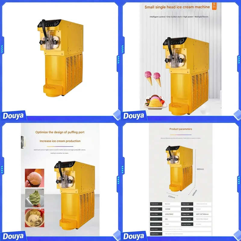 Commercial Ice Cream Machine Countertop - Commercial Fully Automatic Countertop Soft Ice