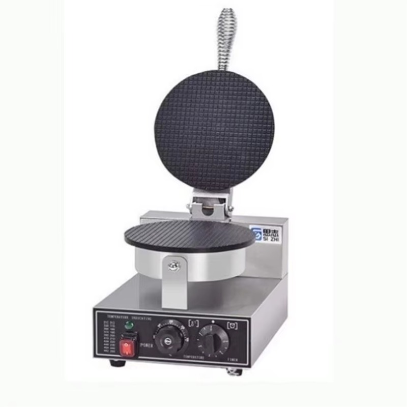 Ice Cream Cone Maker Commercial - TEBAK Factory Snack Machines Electric Waffle