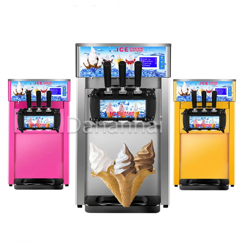Ice Cream Cone Maker Commercial - 1200W Commercial Soft Ice Cream Machine