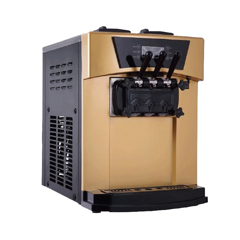 Soft Serve Ice Cream Machine 3 Flavor - Applicable to Soft Serve Ice Cream