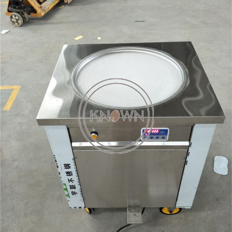 Rolled Ice Cream Machine Fried Plate - Electric Single Plate Fried Ice Cream