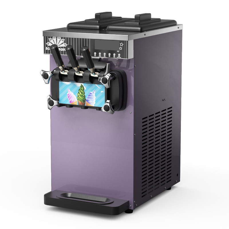 Commercial 3 Flavors Soft Serv - Commercial Ice Cream Machine Countertop review and price