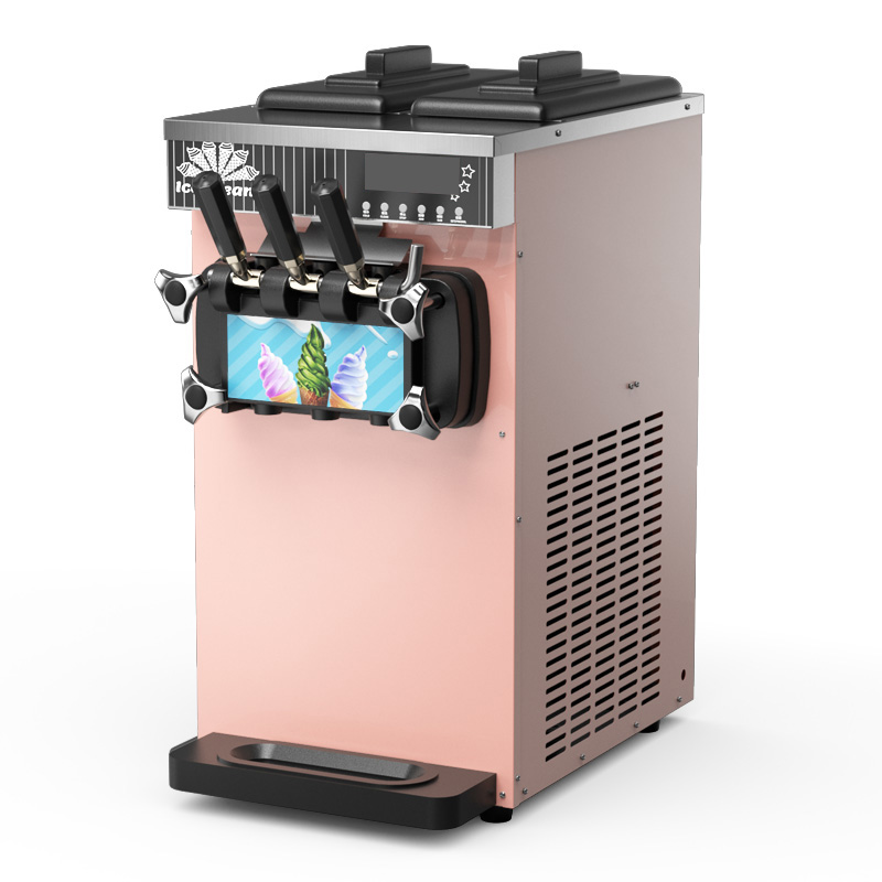 Commercial 3 Flavors Soft Serv - Commercial Ice Cream Machine Countertop review and price