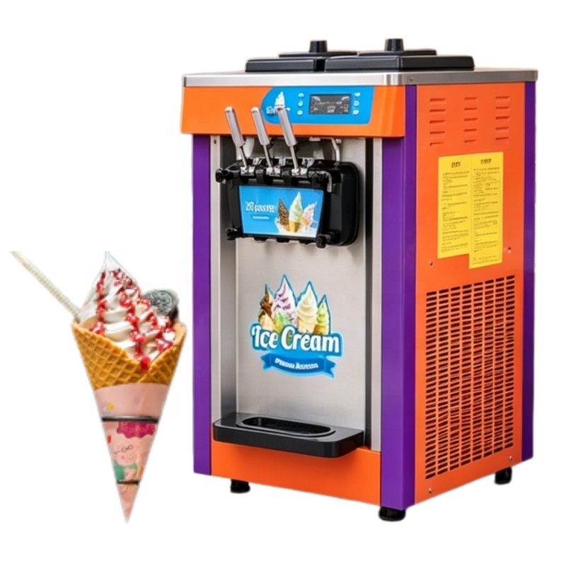 3 Flavor Soft Serve Ice Cream  - Soft Ice Cream Maker Machine Commercial review and price