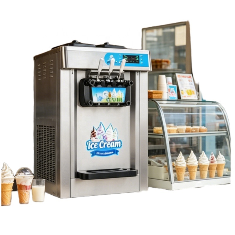 3 Flavor Soft Serve Ice Cream  - Soft Ice Cream Maker Machine Commercial review and price