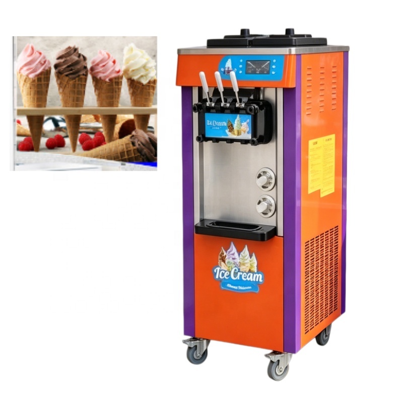 3 Flavor Soft Serve Ice Cream  - Soft Ice Cream Maker Machine Commercial review and price