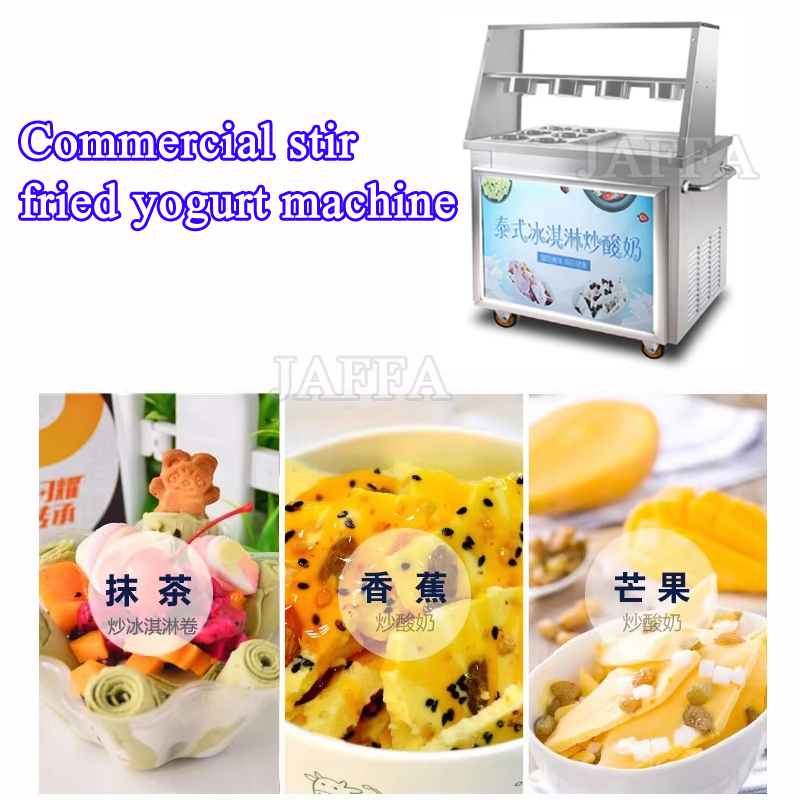 Manufacture Fried Ice Cream Ro - Rolled Ice Cream Machine Fried Plate review and price