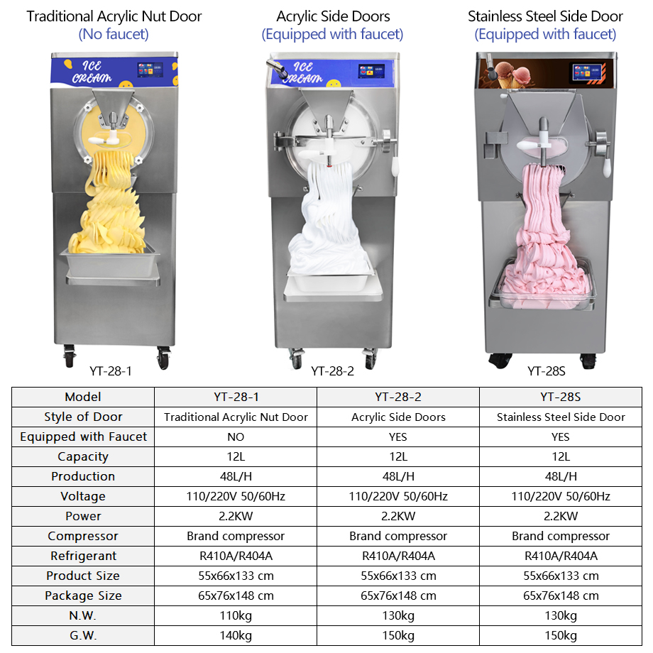 Ice Creme Machine 48L/H Automa - Commercial Gelato Maker Machine review and price