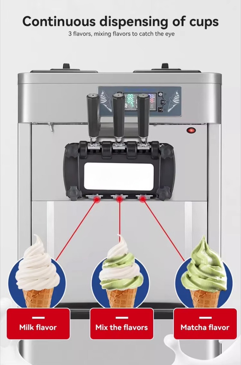 Professional Commercial Automa - Soft Ice Cream Maker Machine Commercial review and price
