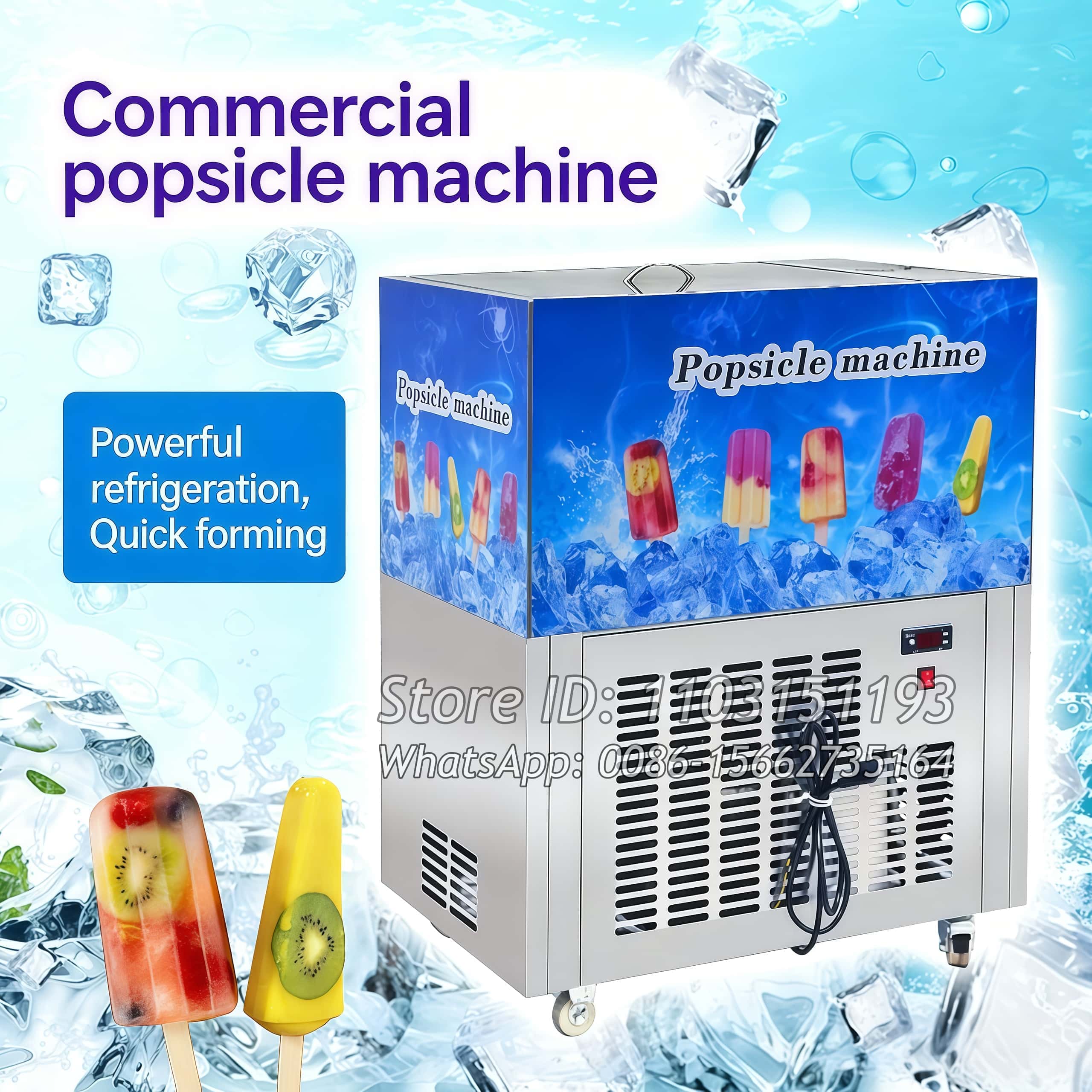 Commercial Many Molds Ice Crea - Commercial Popsicle Mold Maker Machine review and price