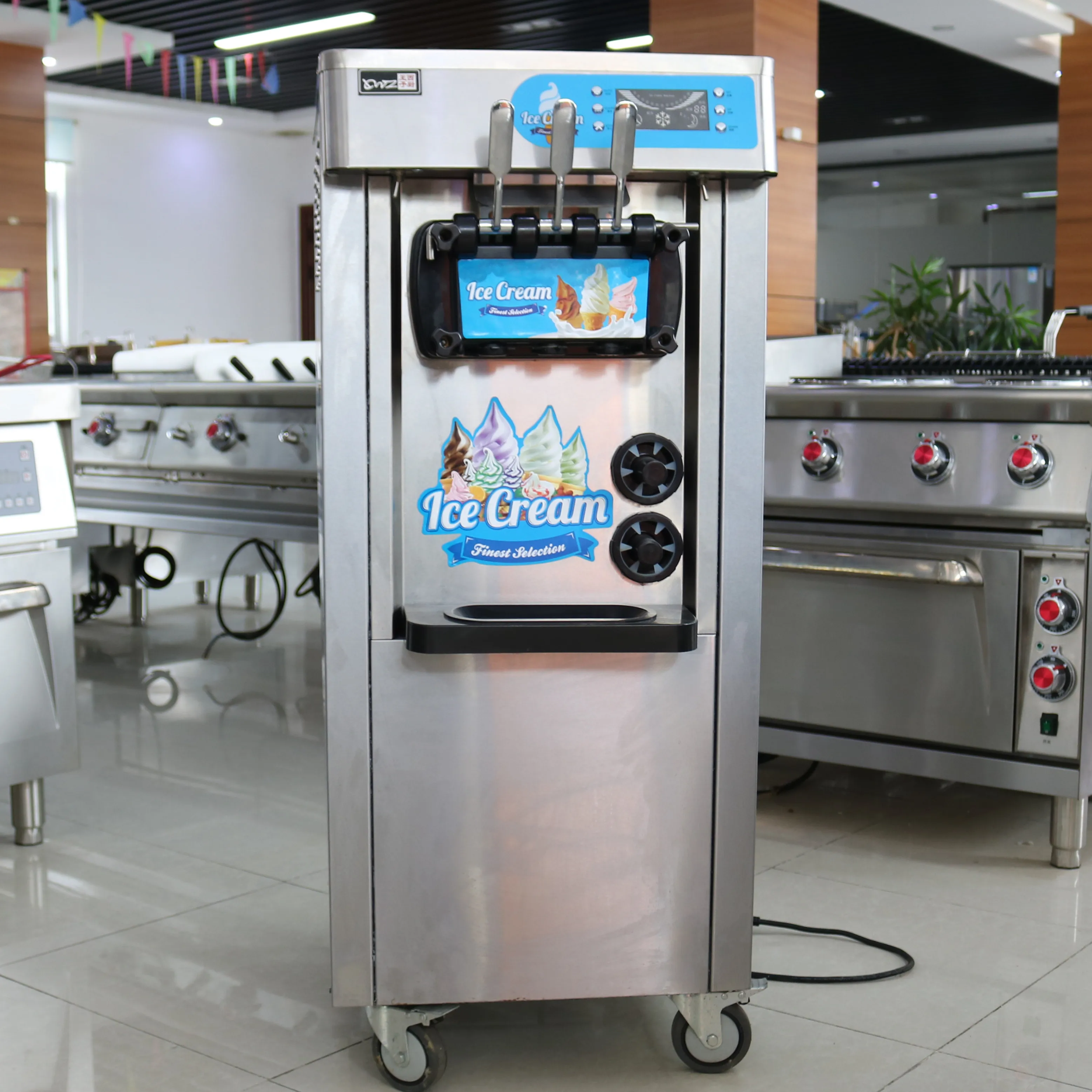 Commercial Use Soft Serve 3 Fl - Soft Serve Ice Cream Machine 3 Flavor review and price
