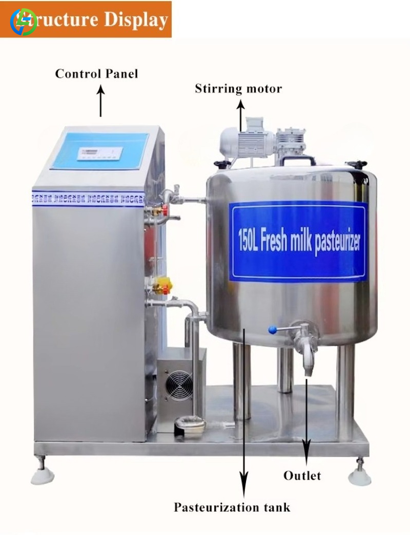 FL Factory Price Industrial Mi - Ice Cream Pasteurizer Machine review and price