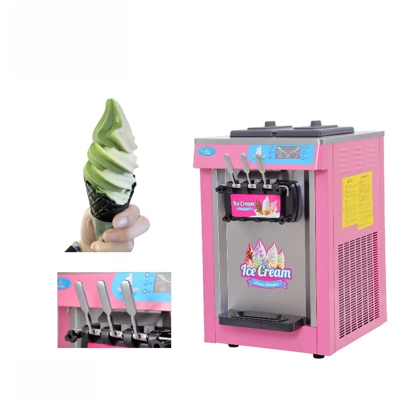 Commercial Automatic Stainless - Soft Serve Ice Cream Machine 3 Flavor review and price