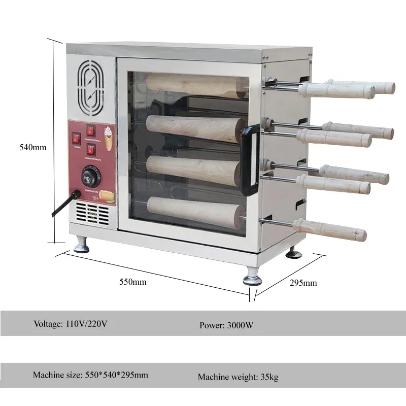 Commercial Chimney Cake Kurtos - Ice Cream Cone Maker Commercial review and price