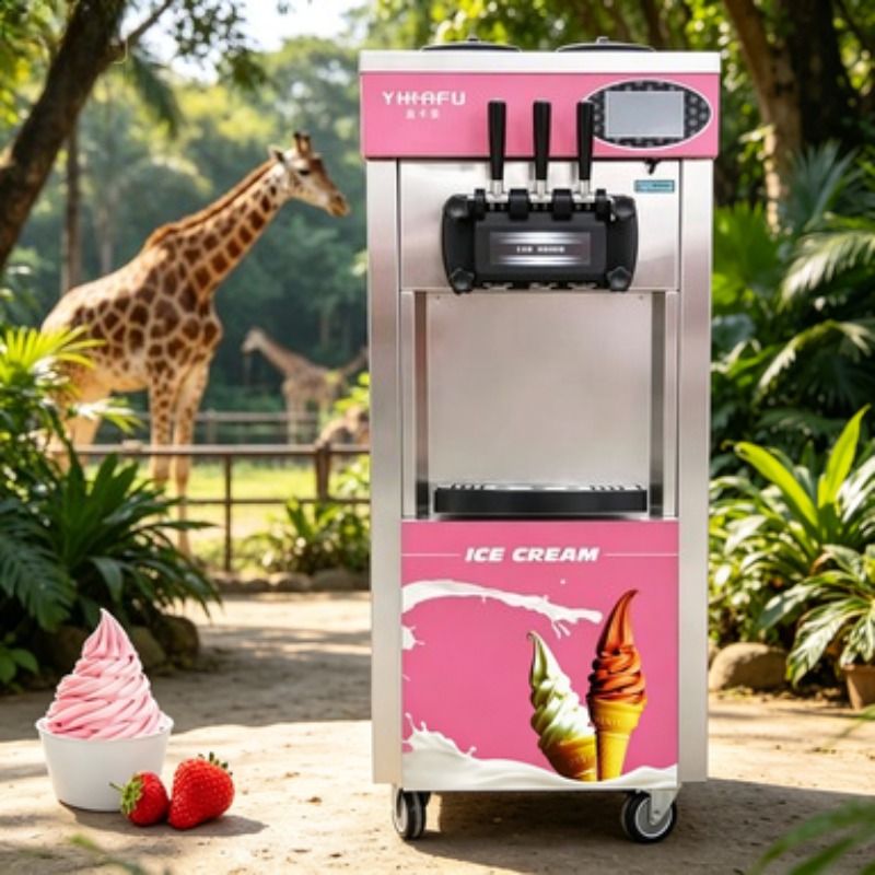 Professional Commercial Ice Cr - Soft Serve Ice Cream Machine 3 Flavor review and price