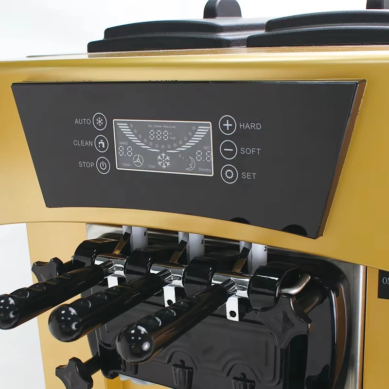Applicable to Soft Serve Ice C - Soft Serve Ice Cream Machine 3 Flavor review and price