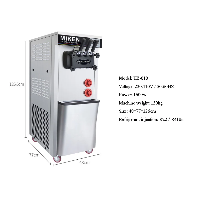 Commercial Countertop Automati - Commercial Ice Cream Machine Countertop review and price