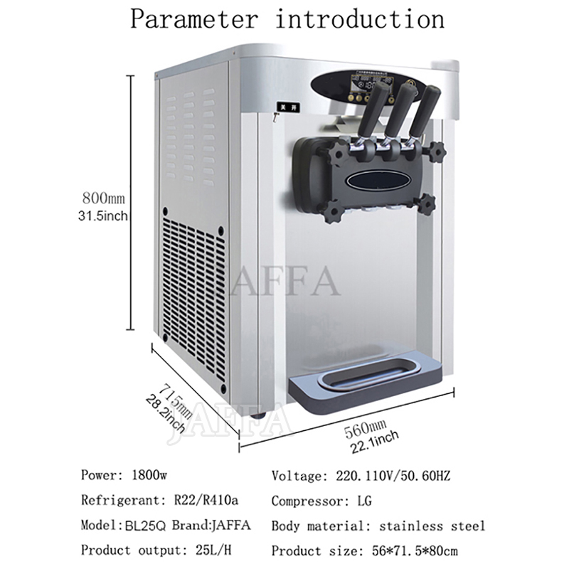 Commercial Soft Ice Cream Make - Commercial Ice Cream Machine Countertop review and price