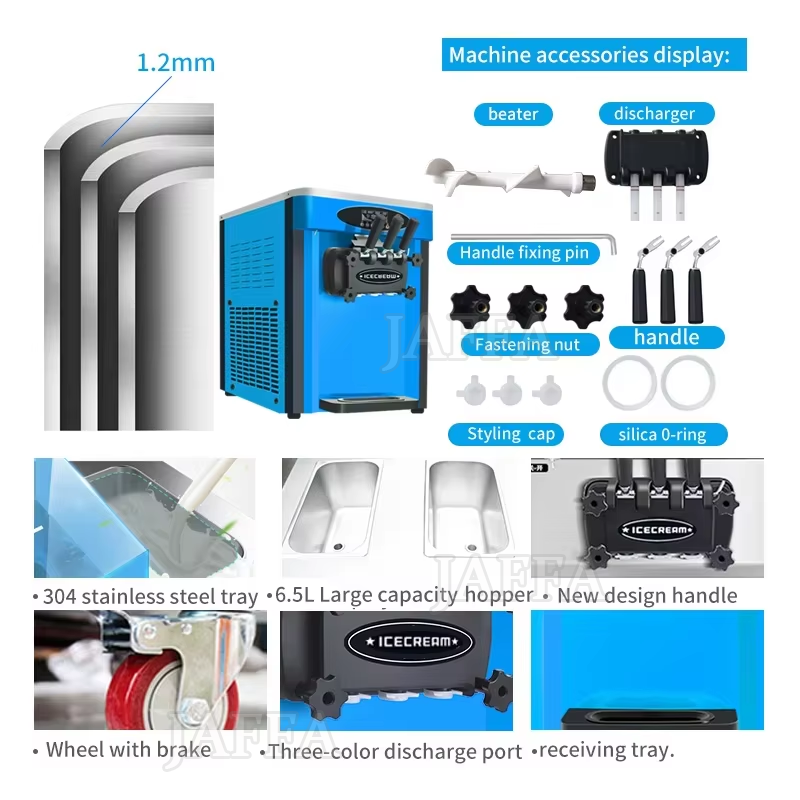 Commercial Soft Ice Cream Make - Commercial Ice Cream Machine Countertop review and price