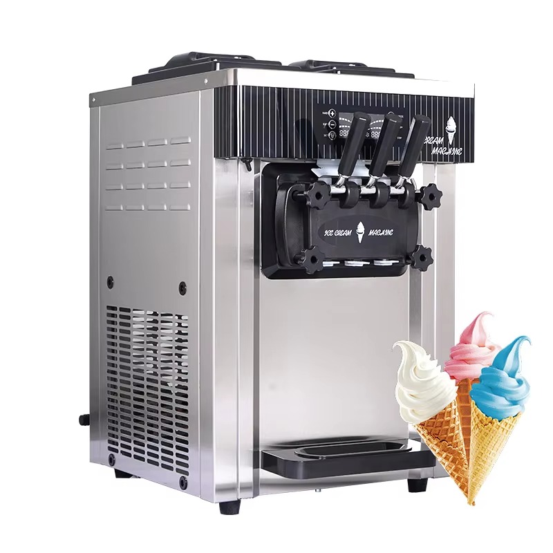 3 Flavor Soft Serve Ice Cream  - Commercial Gelato Maker Machine review and price