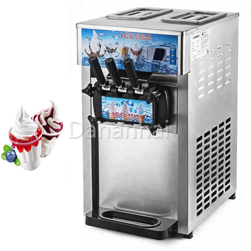 Stainless Steel Soft Ice Cream - Frozen Yogurt Machine Commercial review and price