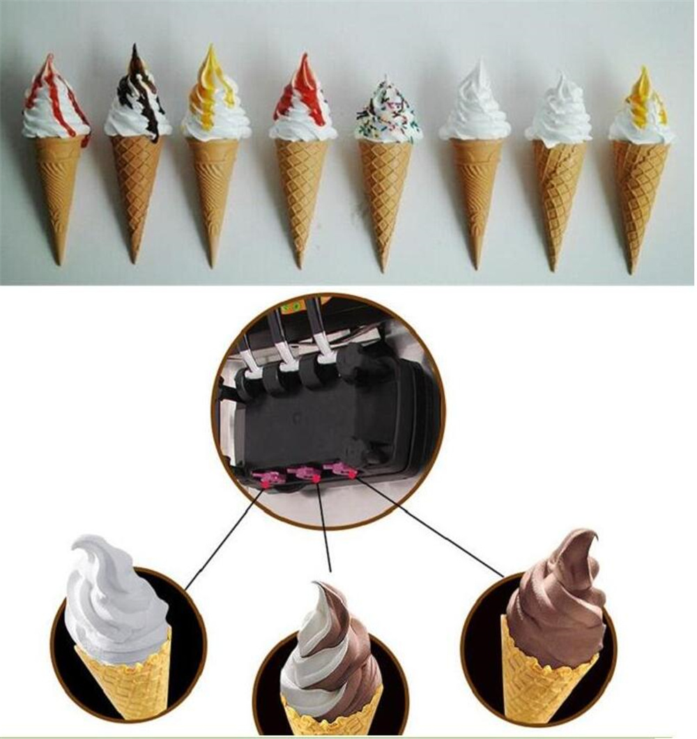 Ice Cream Maker 20-22L/h 3 Fla - Soft Serve Ice Cream Machine 3 Flavor review and price