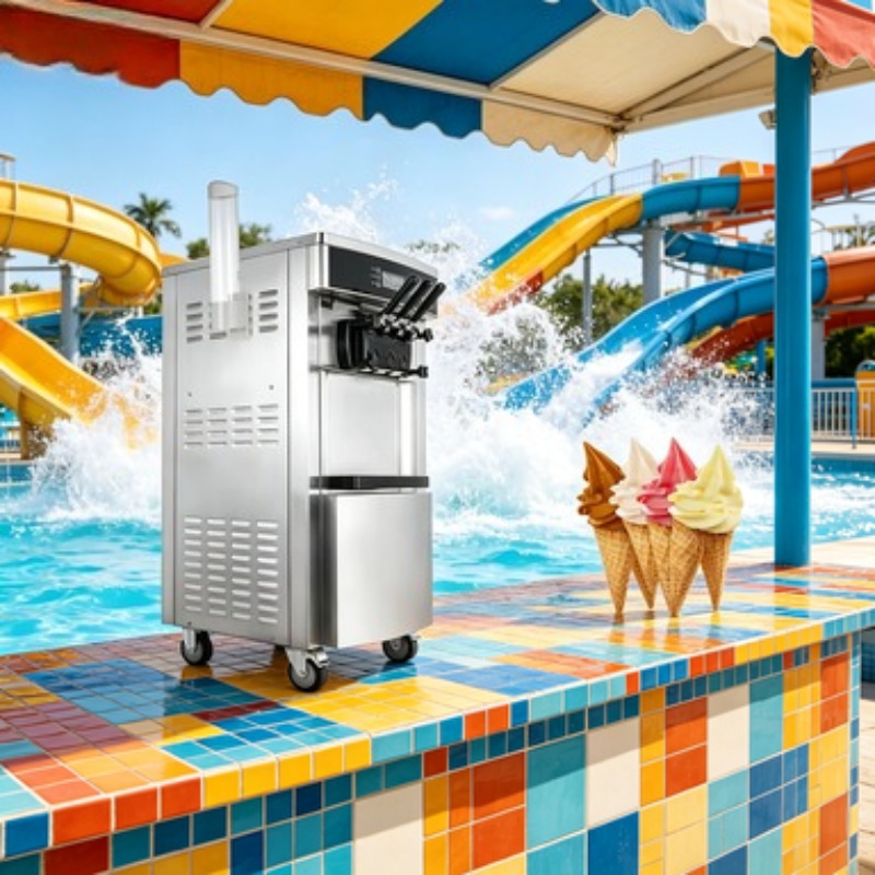 Soft Serve Ice Cream Maker Mac - Frozen Yogurt Machine Commercial review and price
