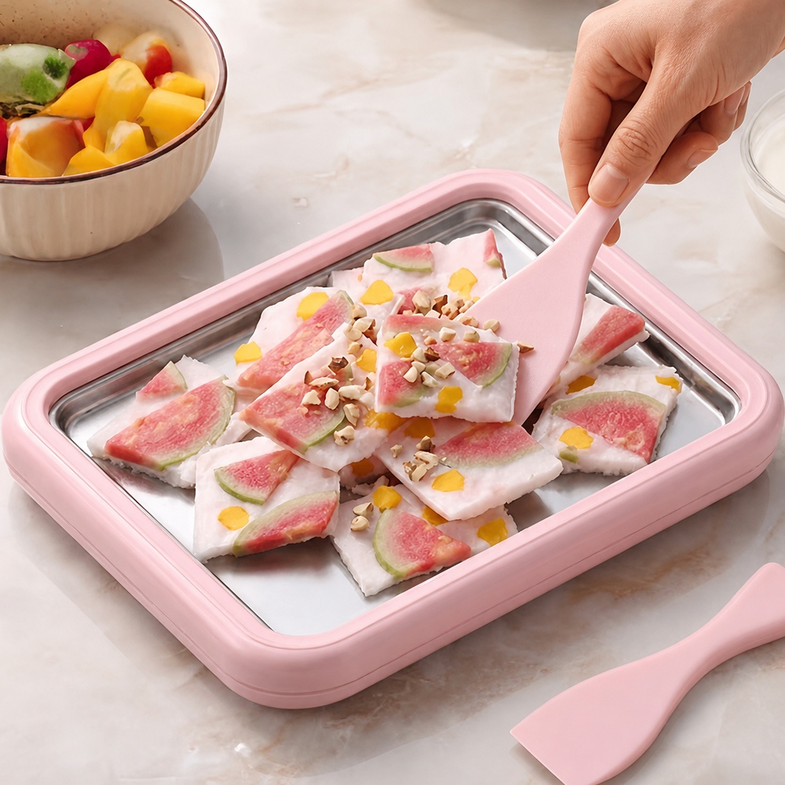 Stainless Steel Ice Cream Make - Frozen Yogurt Machine Commercial review and price