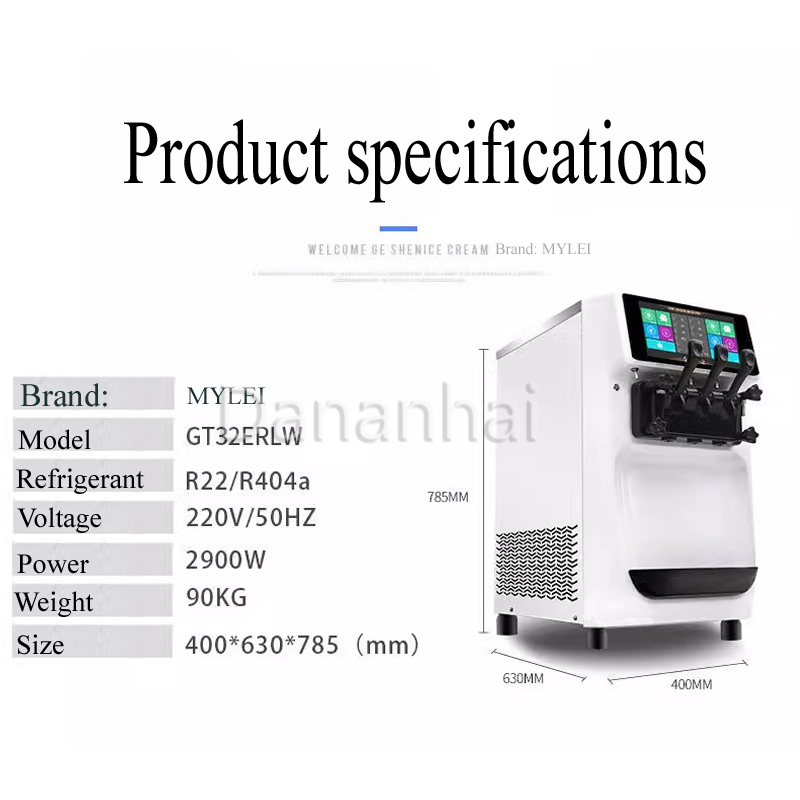 Countertop 3 Flavor Soft Serve - Commercial Ice Cream Machine Countertop review and price