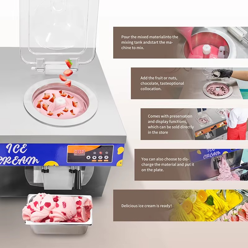 Factory Direct 2026 Commercial - Commercial Gelato Maker Machine review and price