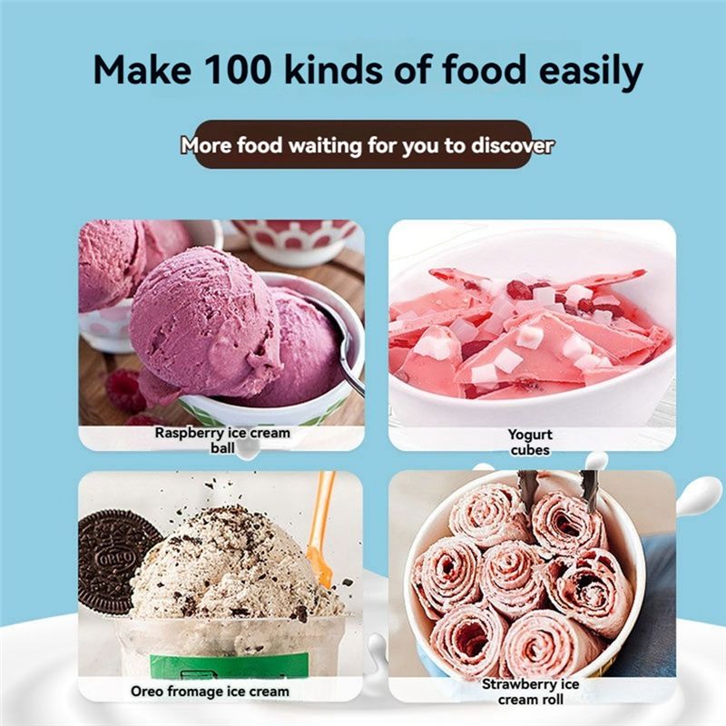 A65Z Fried Yogurt Machine Home - Rolled Ice Cream Machine Fried Plate review and price