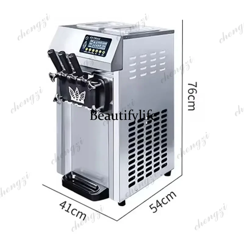 A55  Pre-cooling commercial ic - Soft Ice Cream Maker Machine Commercial review and price