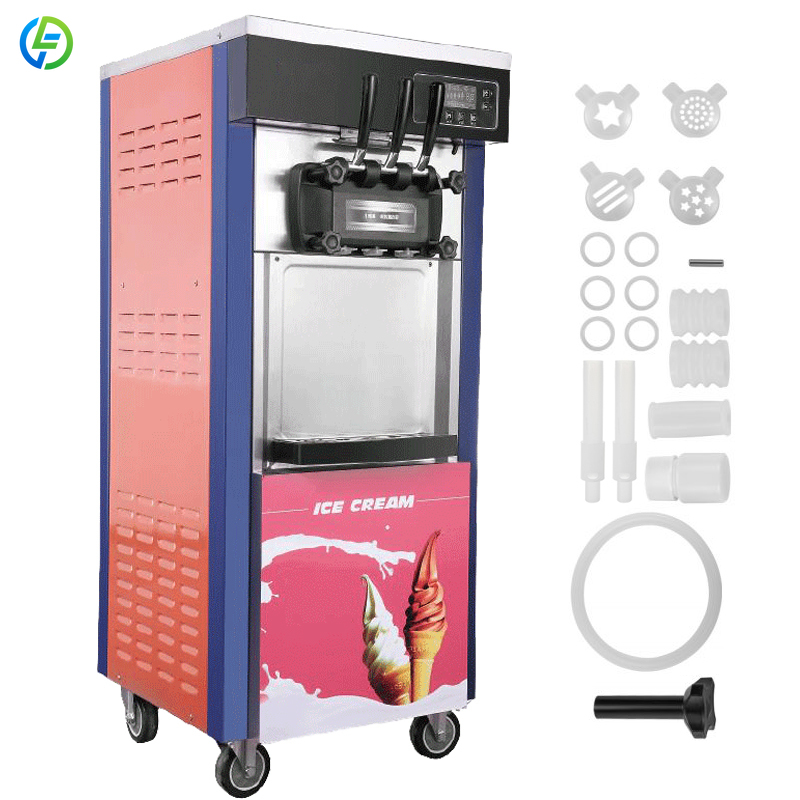 Customized Ice Cream Making Ma - Soft Serve Ice Cream Machine 3 Flavor review and price