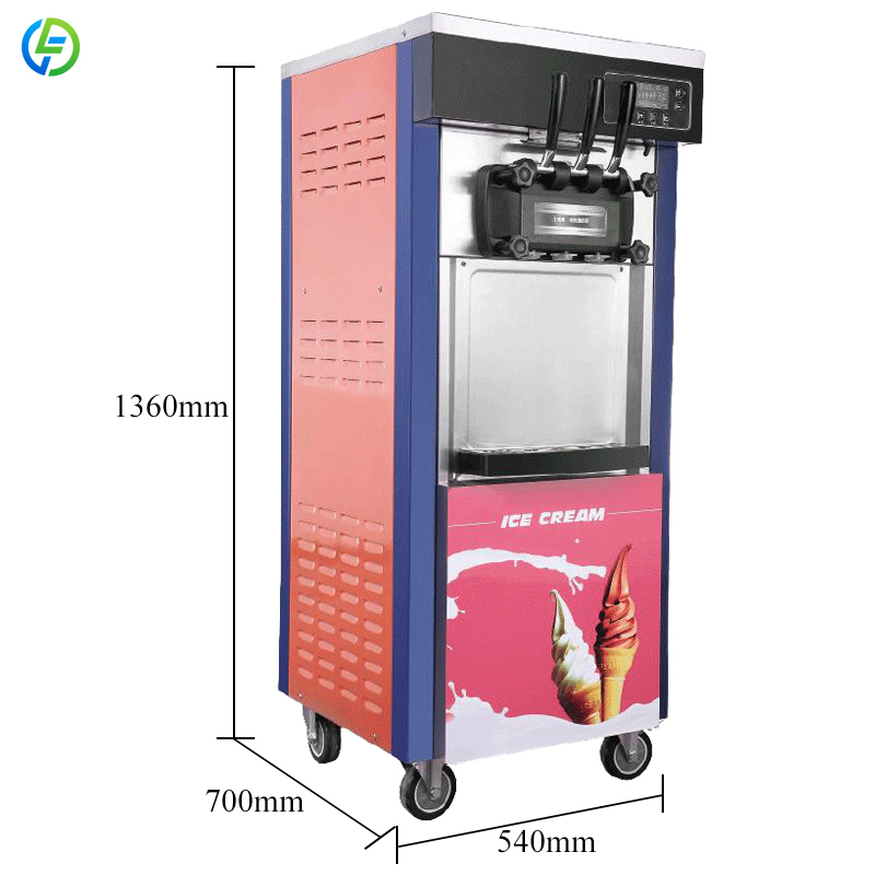 Customized Ice Cream Making Ma - Soft Serve Ice Cream Machine 3 Flavor review and price