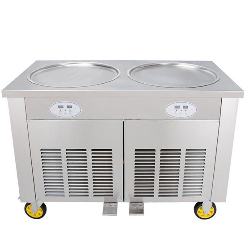 45cm double round pan fried ic - Rolled Ice Cream Machine Fried Plate review and price