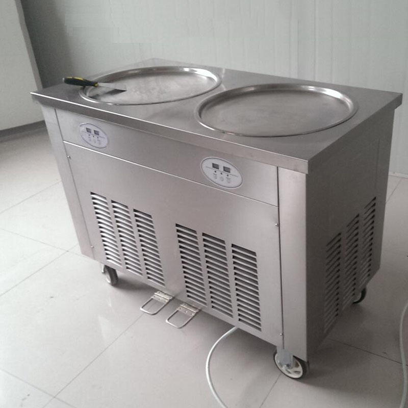45cm double round pan fried ic - Rolled Ice Cream Machine Fried Plate review and price